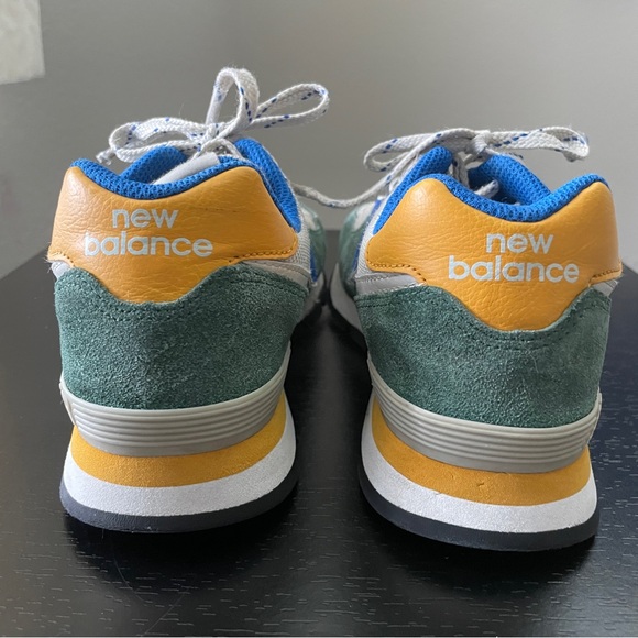 New Balance nightwatch green cobalt 574 sneakers - Picture 5 of 7